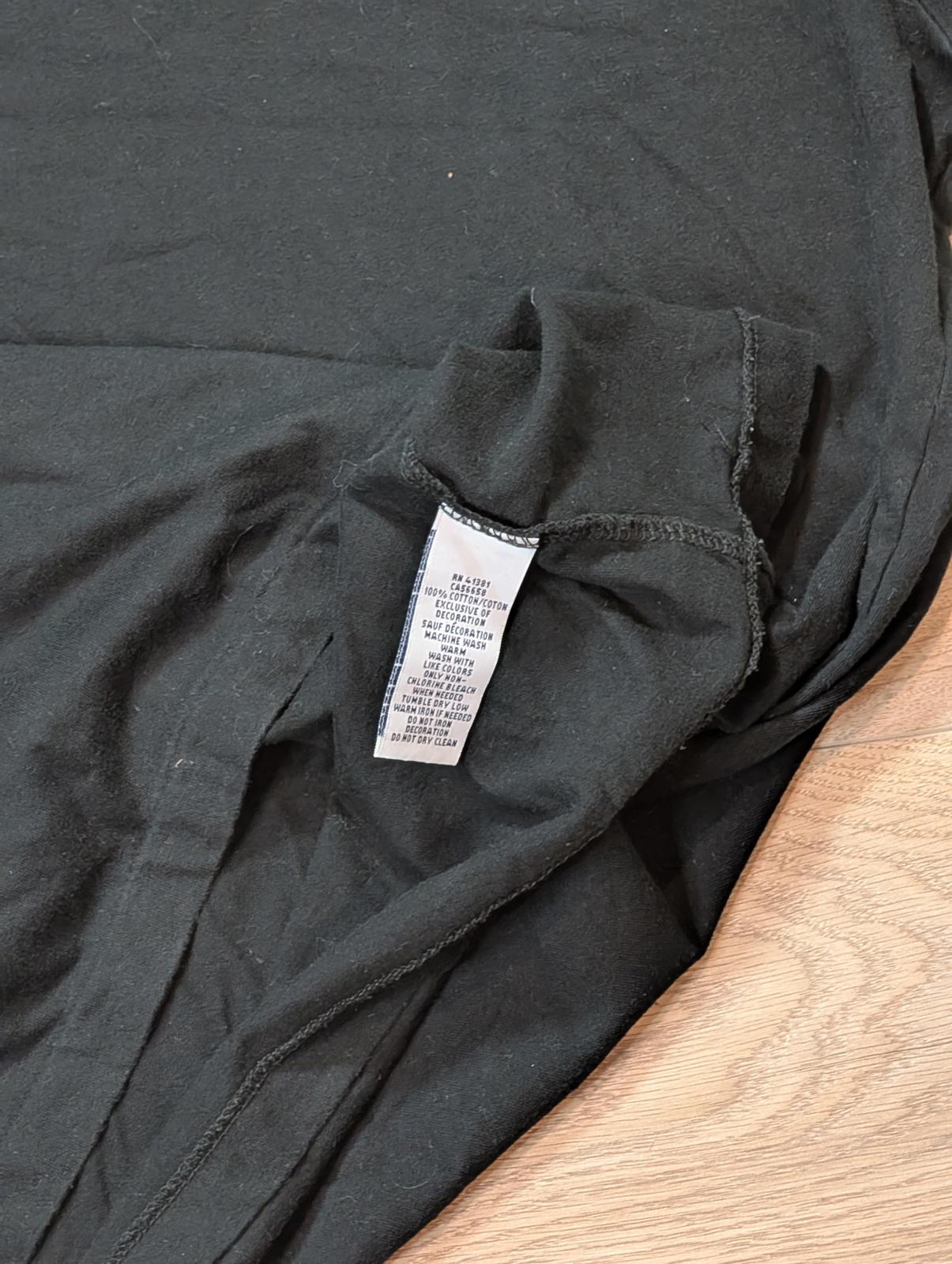 Ralph Lauren Men's V Neck T Shirt - Black - Size XL