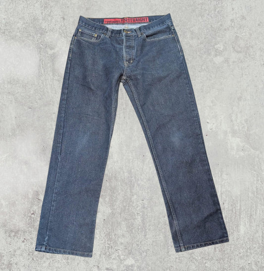 PRM DNM89 George Men's Straight Jeans - Blue - Size 32W 29L