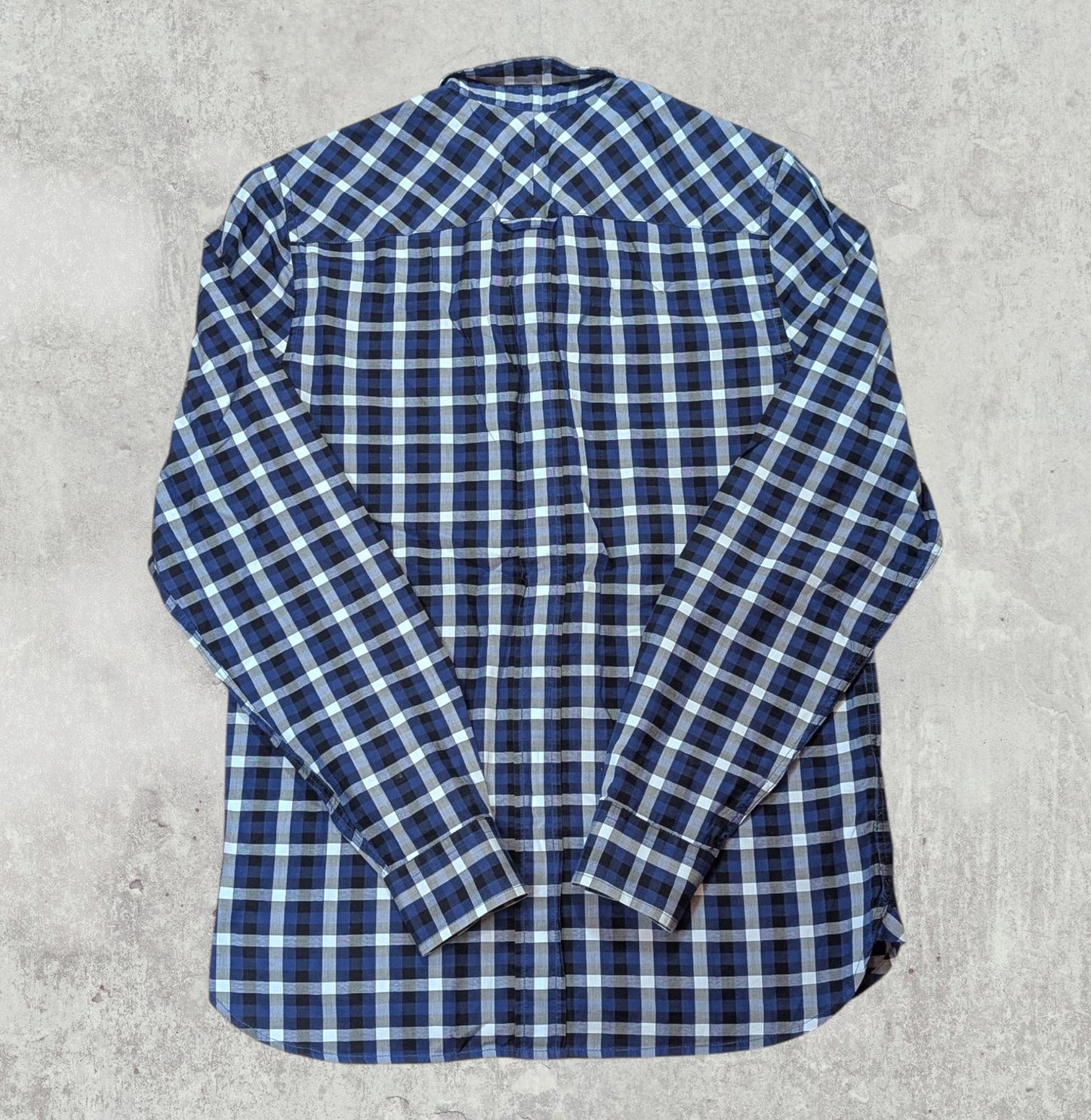 Fred Perry Men's Check Shirt - Blue - Size Small