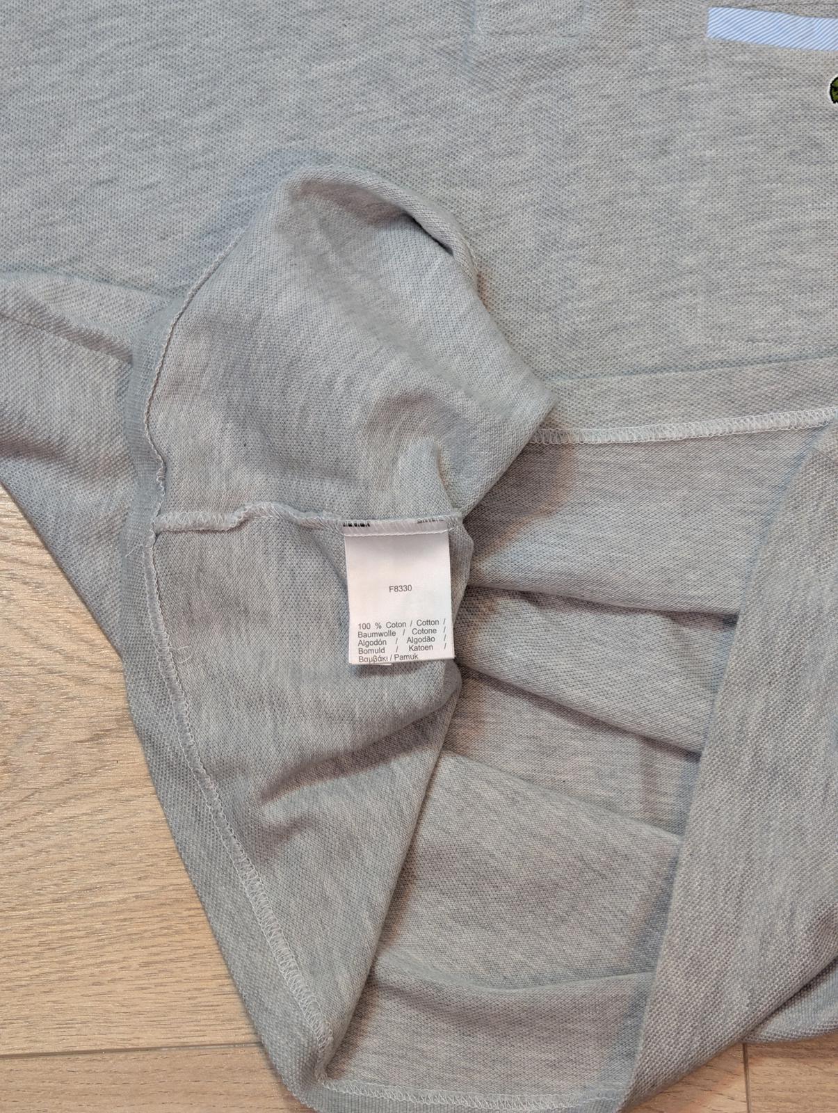 Lacoste Men's Polo T Shirt - Grey - Size 3 / Small