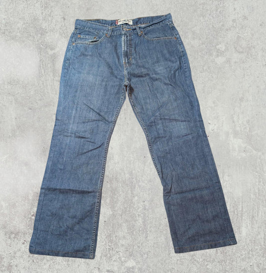 Levi's Men's 500 Comfort Straight Jeans - Blue - Size 34W 27L