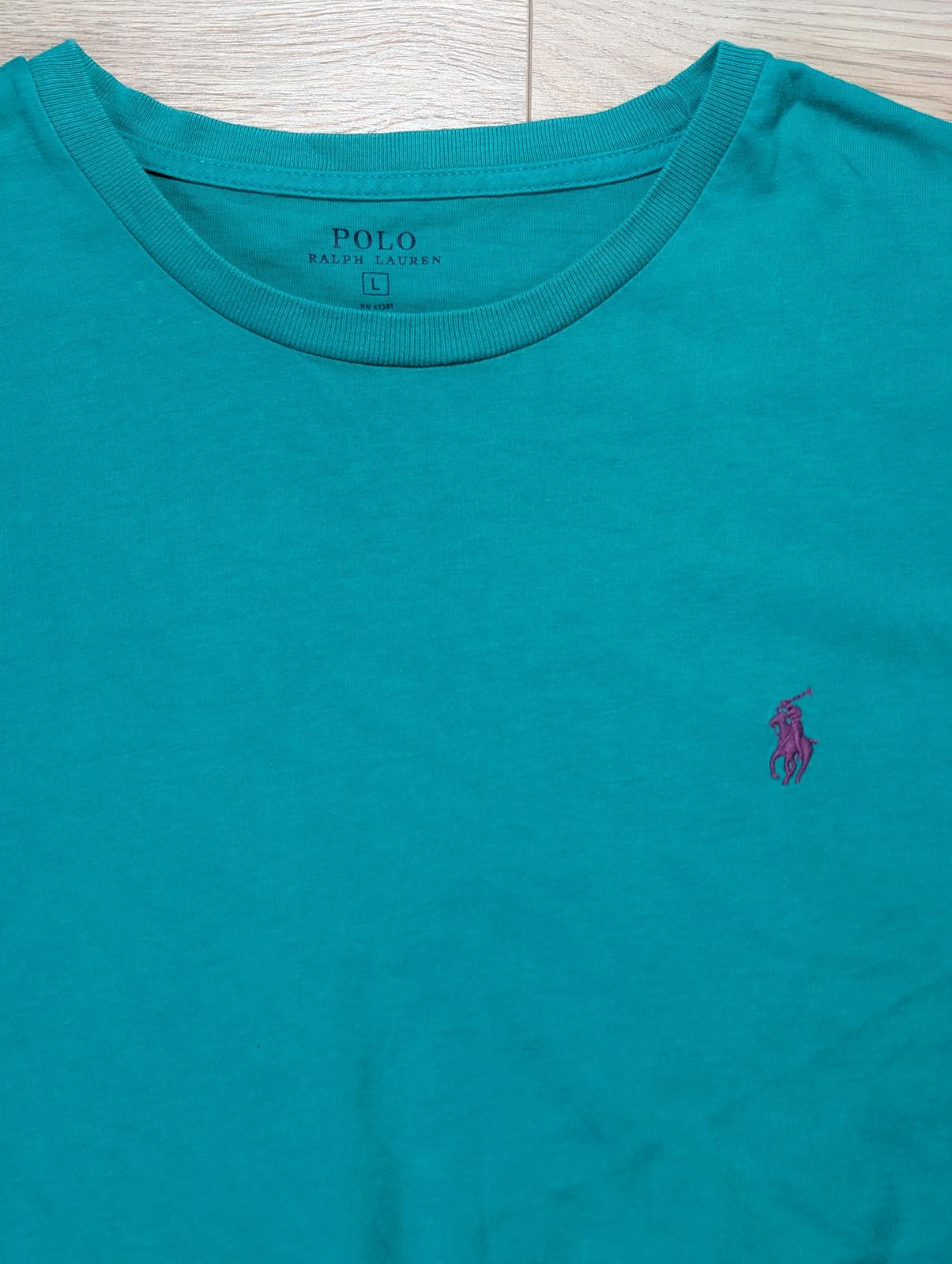 Ralph Lauren Men's T Shirt - Green - Size Large