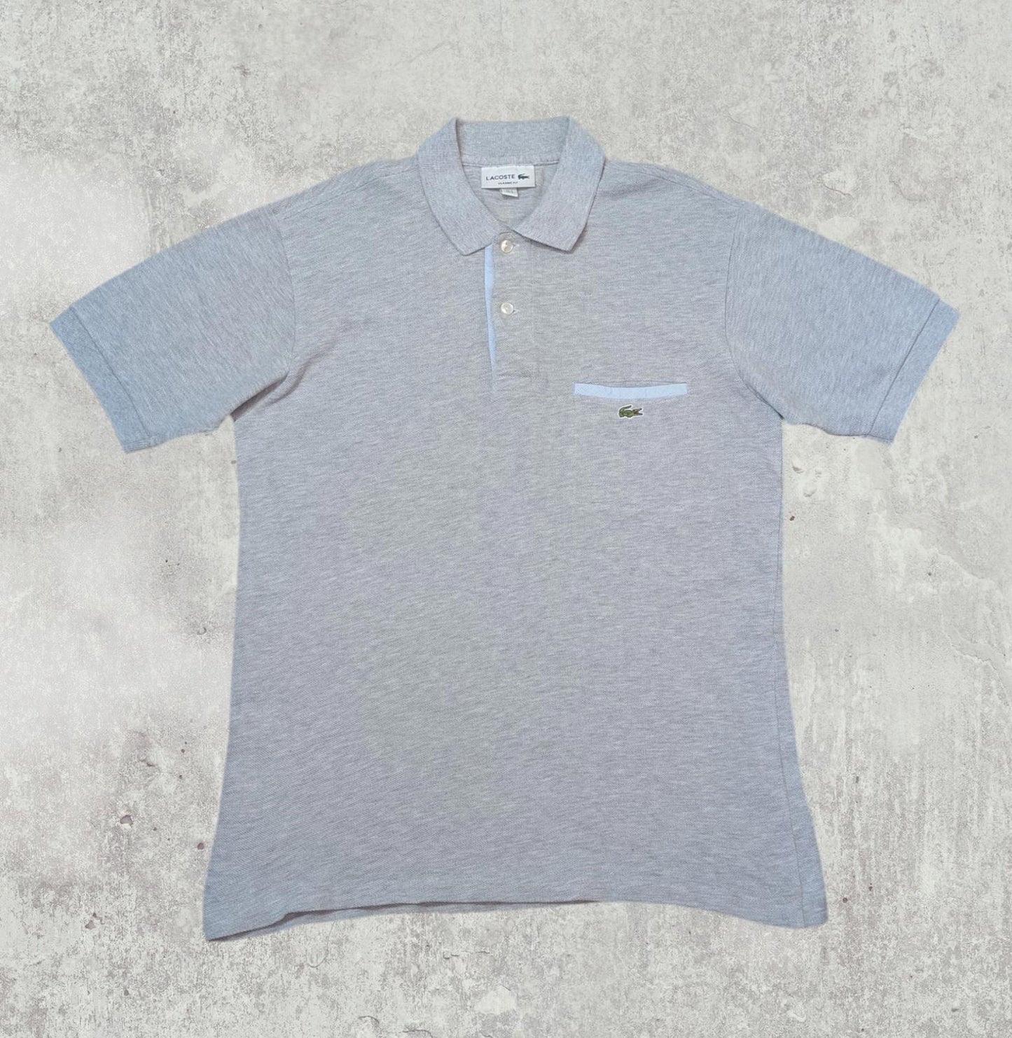 Lacoste Men's Polo T Shirt - Grey - Size 3 / Small