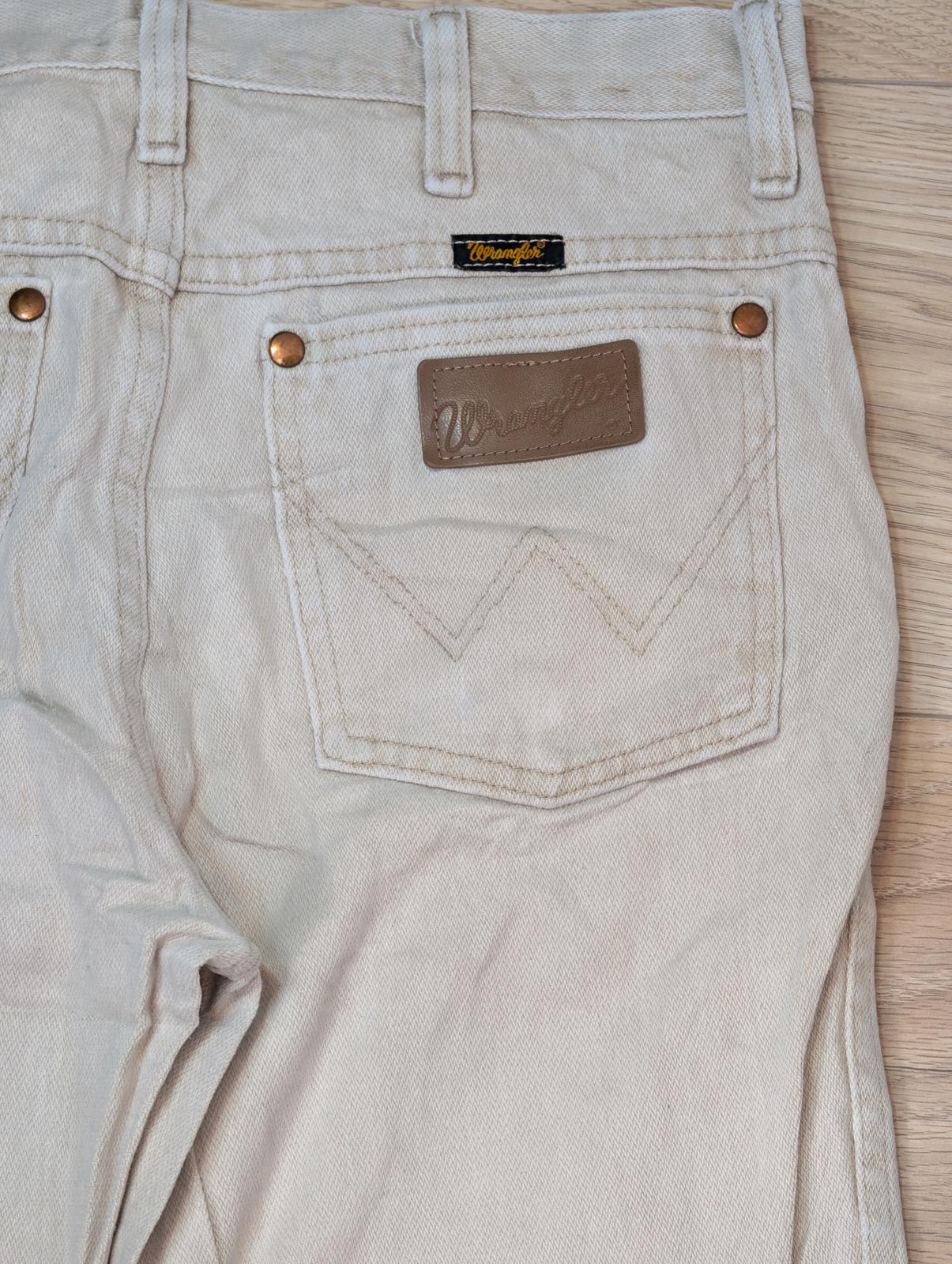 Wrangler Men's Slim Jeans - Beige - Size 29W 32L