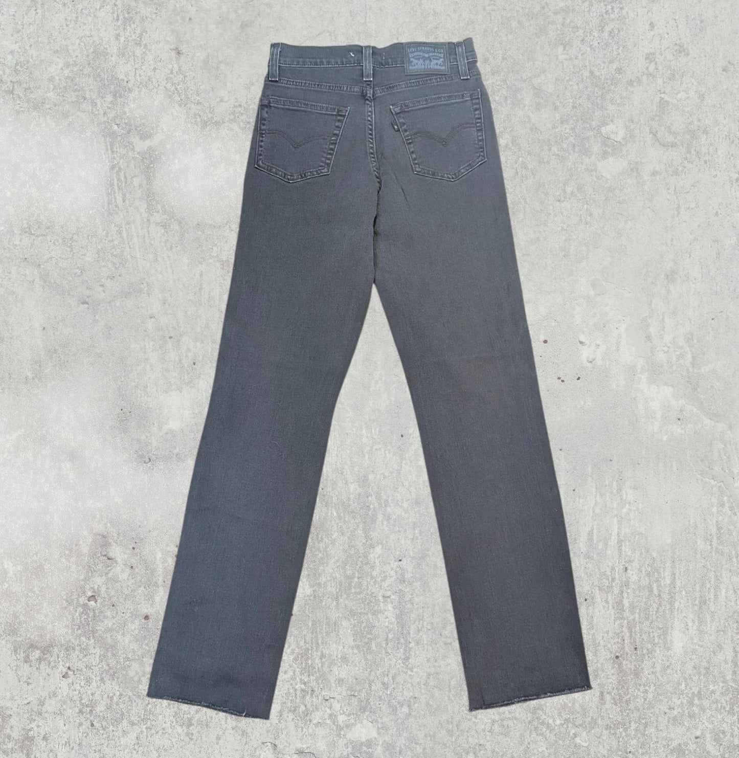 Levi's Women's 724 High Rise Straight Jeans - Grey - Size 25W 30L