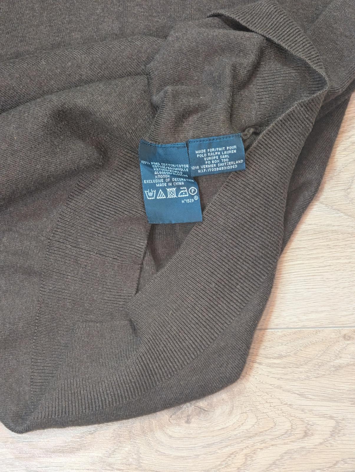 Ralph Lauren Men's Sweatshirt Jumper - Brown - Size Small