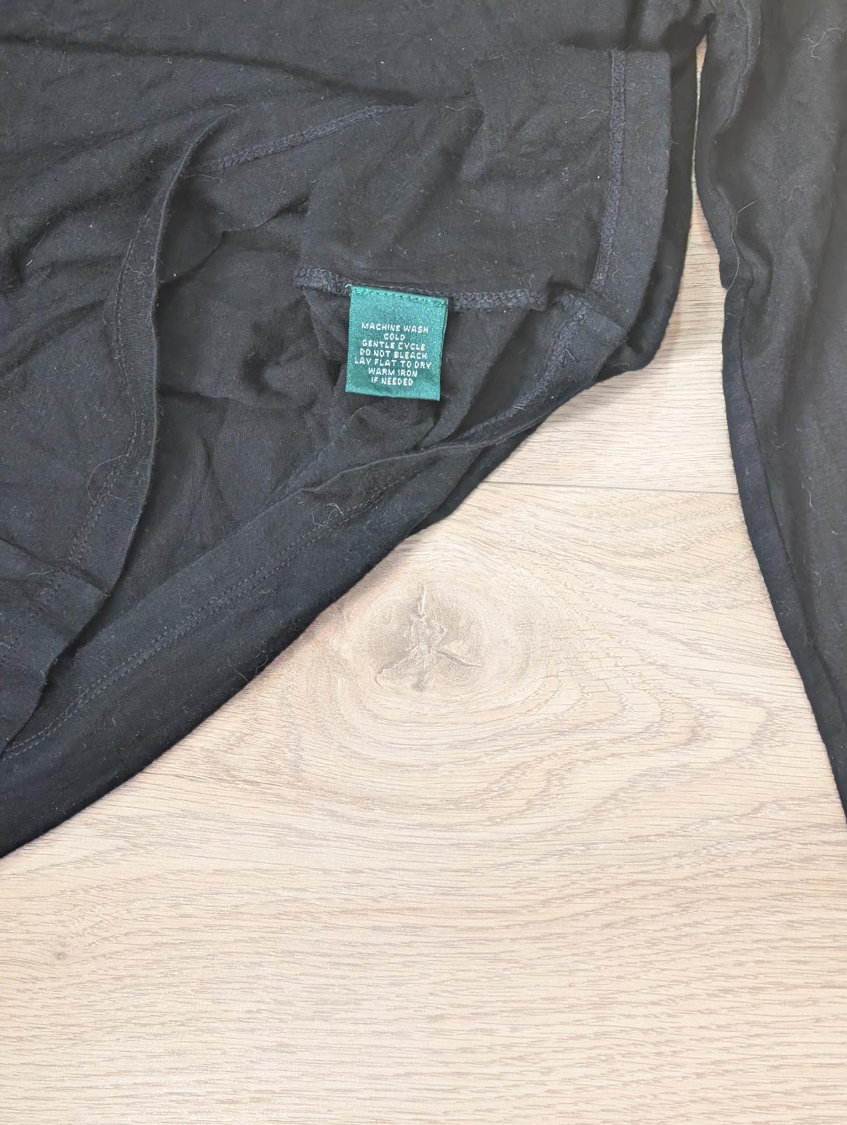 Lauren Ralph Lauren Women's T Shirt - Black - Size Medium