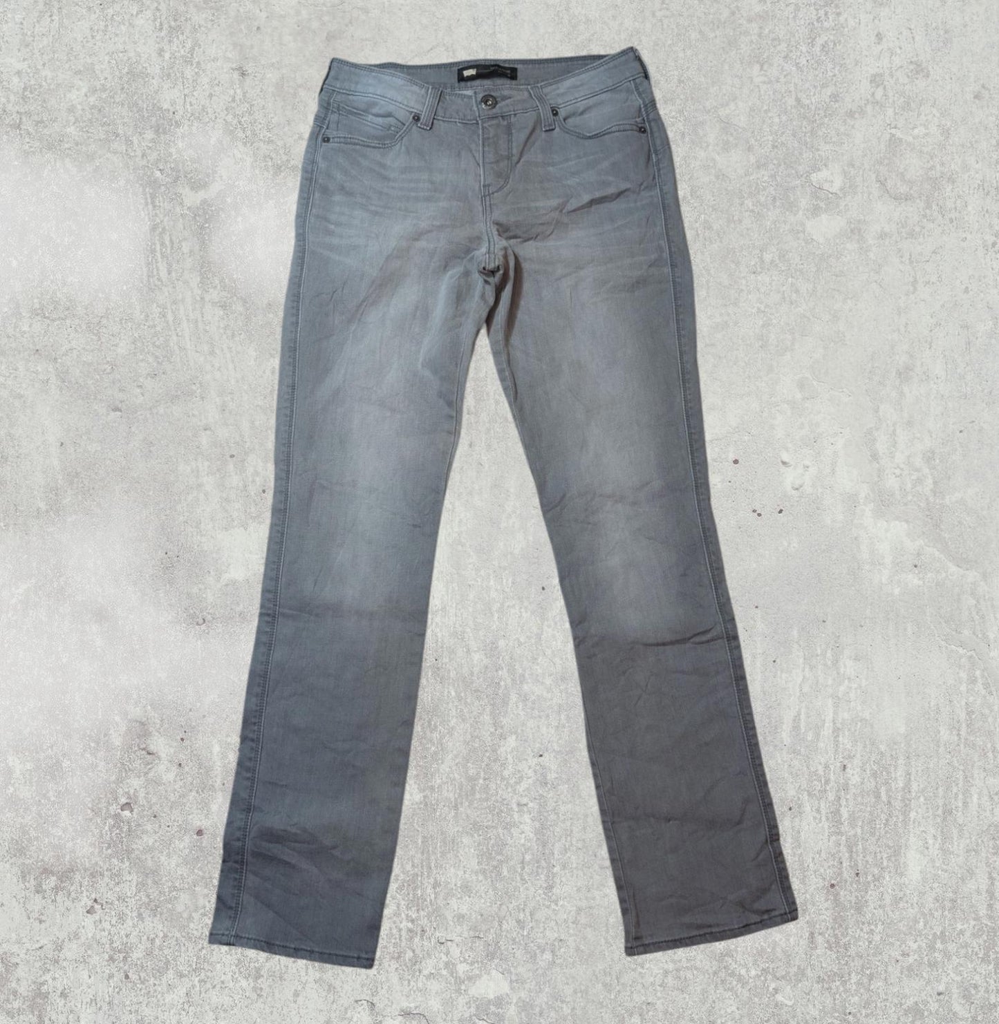 Levi's Women's Flatters & Flaunts Skinny Jeans - Grey - Size 28W 32L