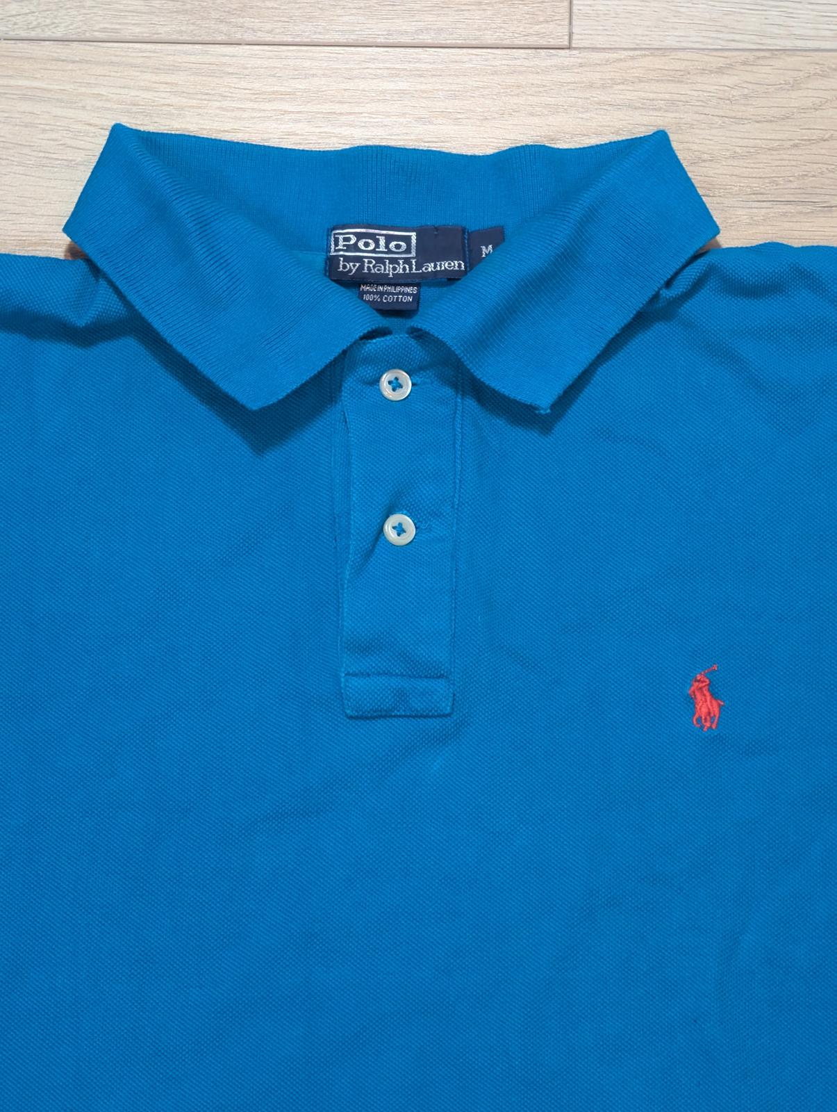 Ralph Lauren Men's Polo T Shirt - Blue - Size Medium
