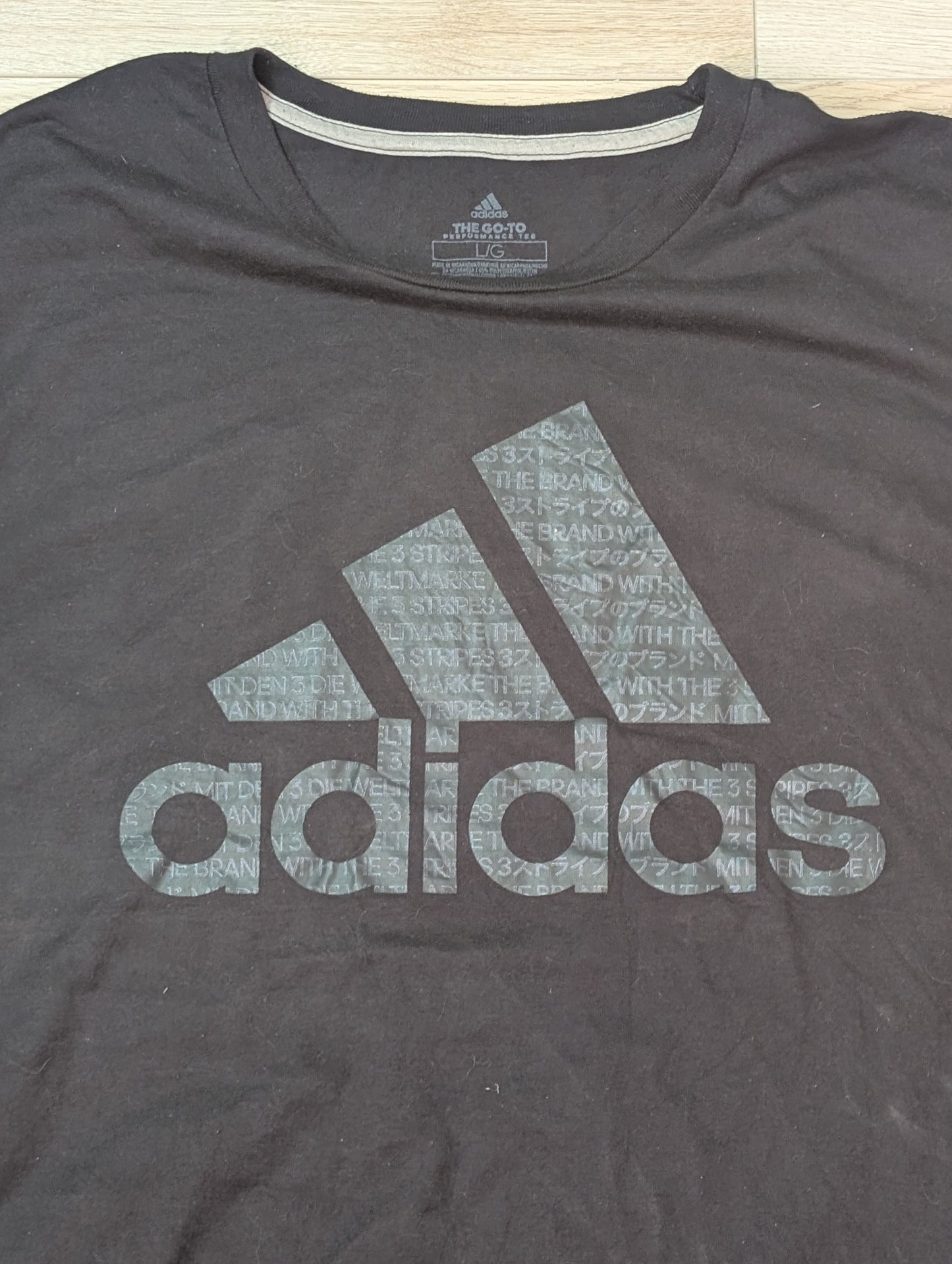Adidas Men's T Shirt - Black - Size Large
