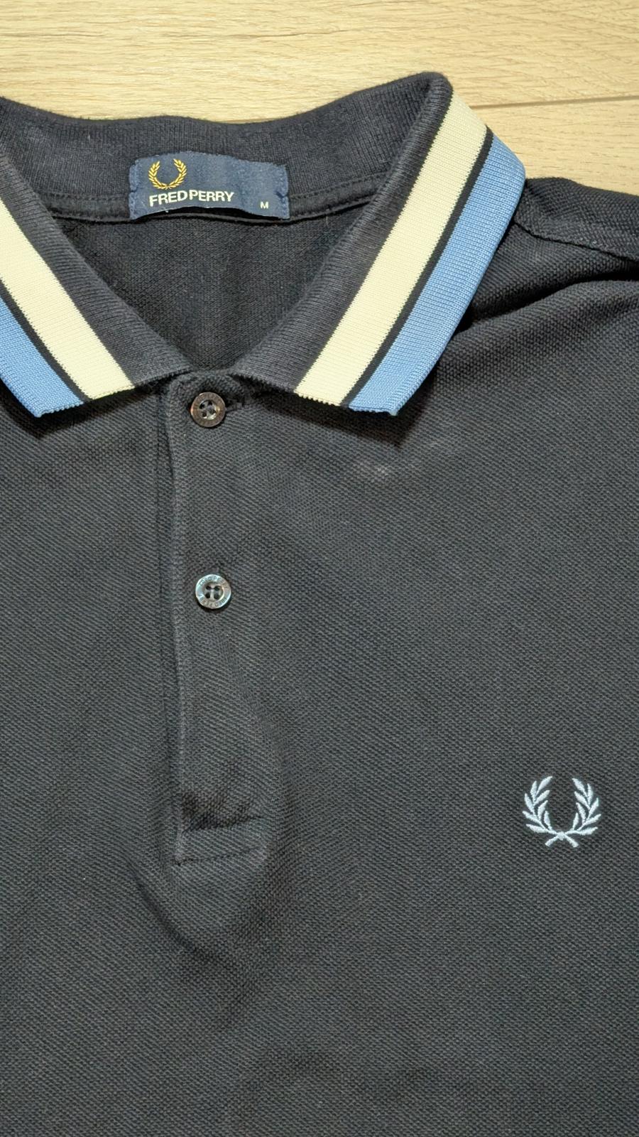 Fred Perry Men's Polo T Shirt - Navy - Size Medium