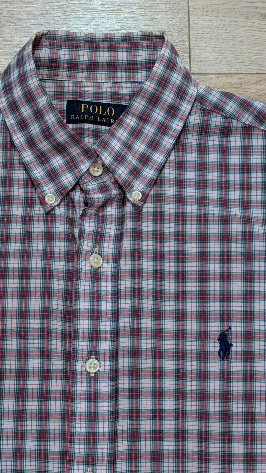 Ralph Lauren Men's Check Shirt - Red - Size Medium