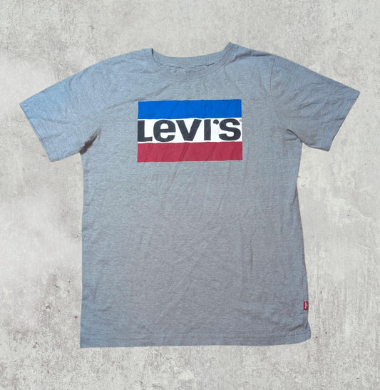 Levi's Men's T Shirt - Grey - Size Small