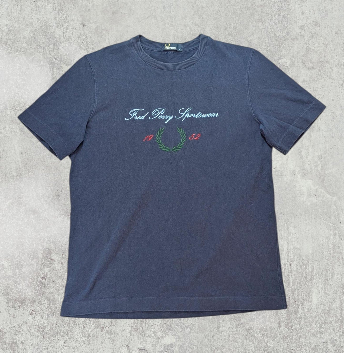 Fred Perry Men's T Shirt - Navy - Size Medium