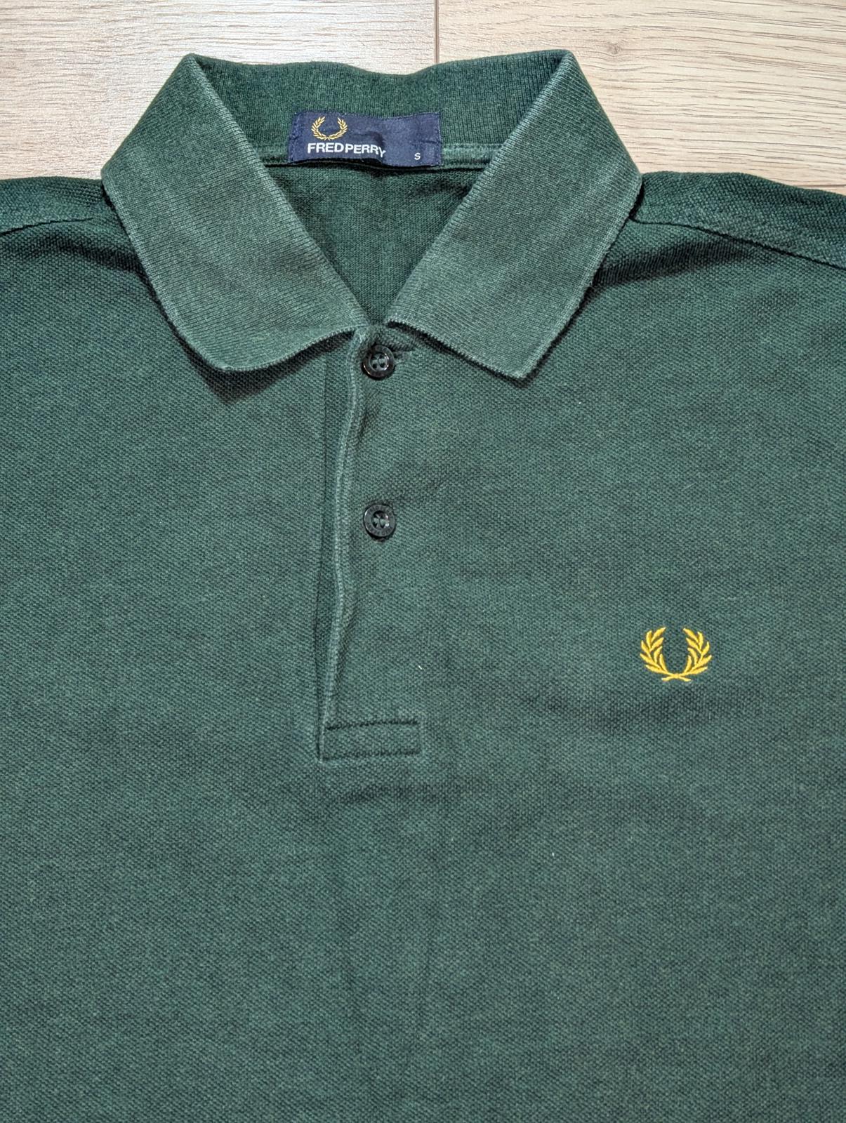 Fred Perry Men's Polo T Shirt - Green - Size Small