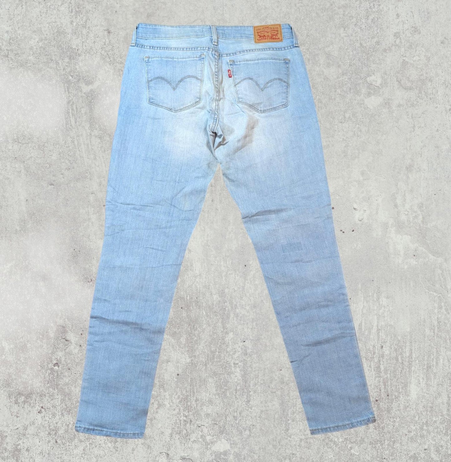 Levi's Women's 711 Skinny Jeans - Blue - Size 28W 30L