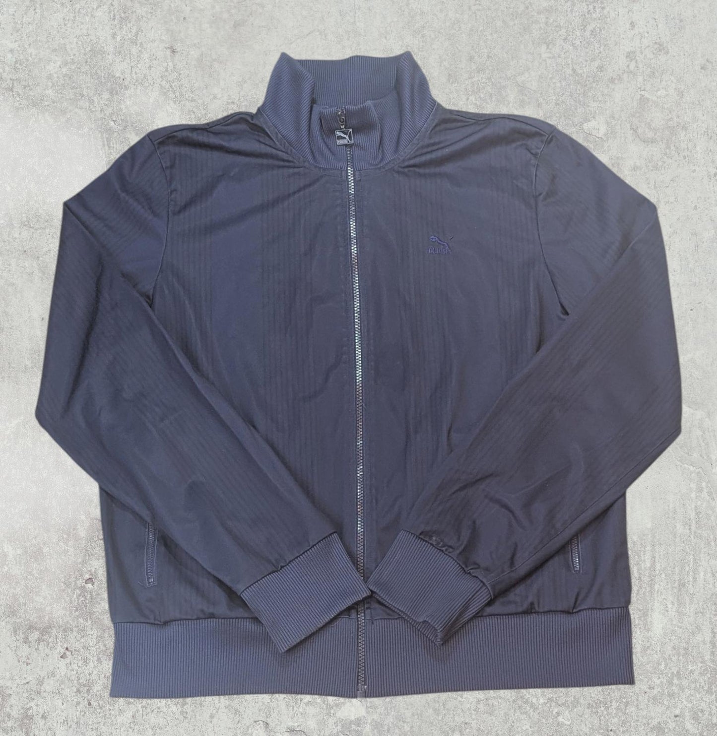 Puma Men's Track Jacket - Navy - Size Large