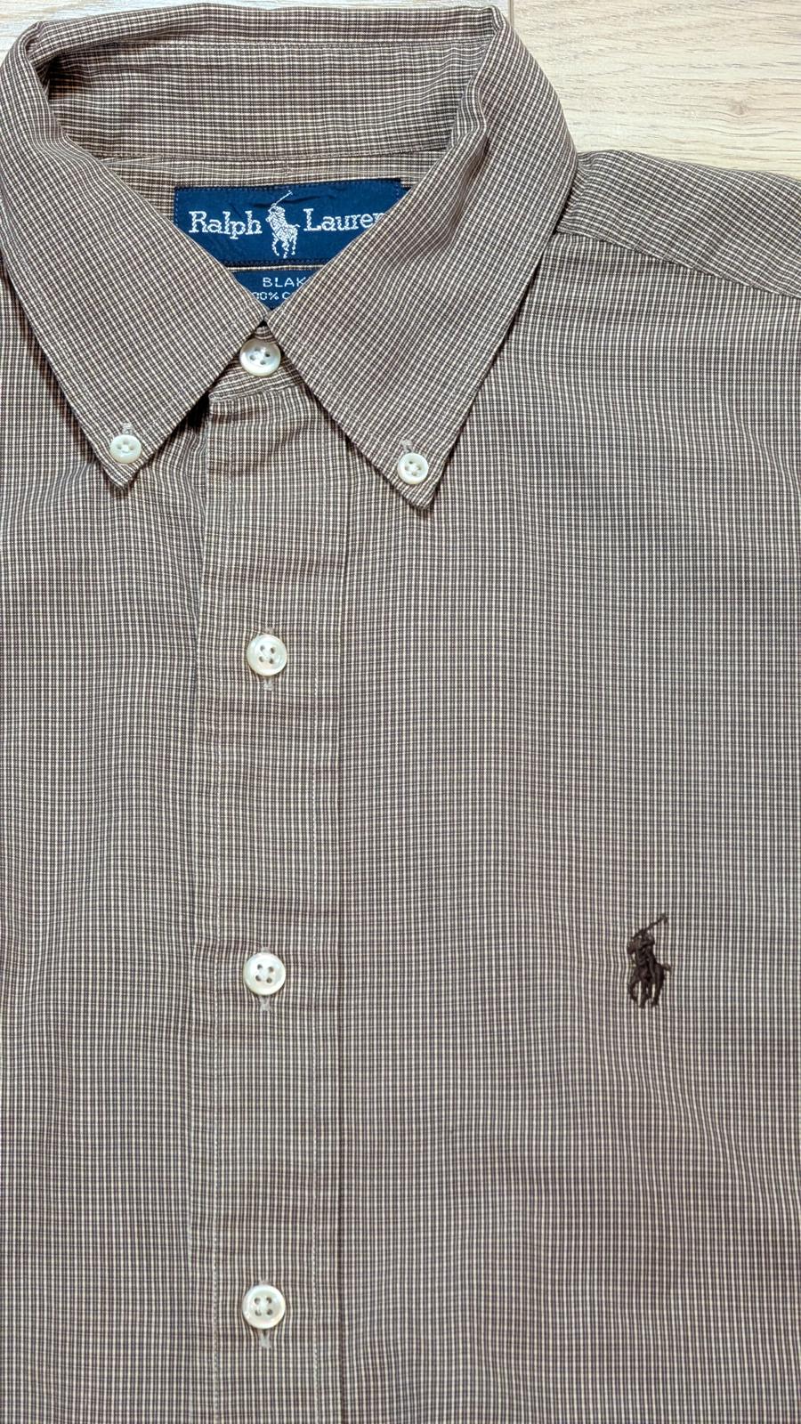 Ralph Lauren Men's Blake Check Shirt - Brown - Size Small