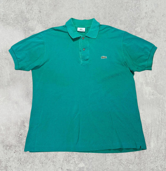 Lacoste Men's Polo T Shirt - Green - Size 4 / Medium