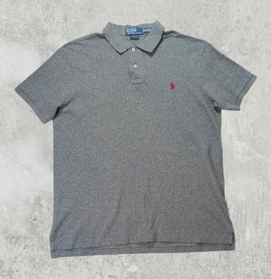 Ralph Lauren Men's Slim Fit Polo T Shirt - Grey - Size XL