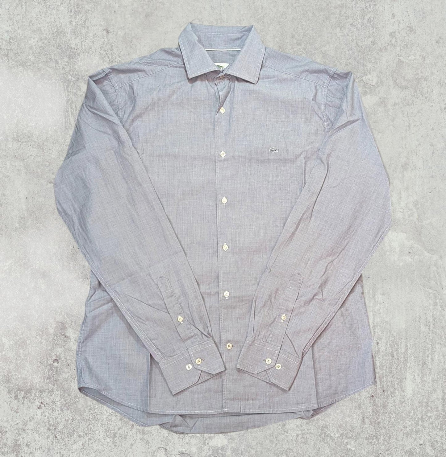 Lacoste Men's Slim Fit Shirt - Blue - Size Large