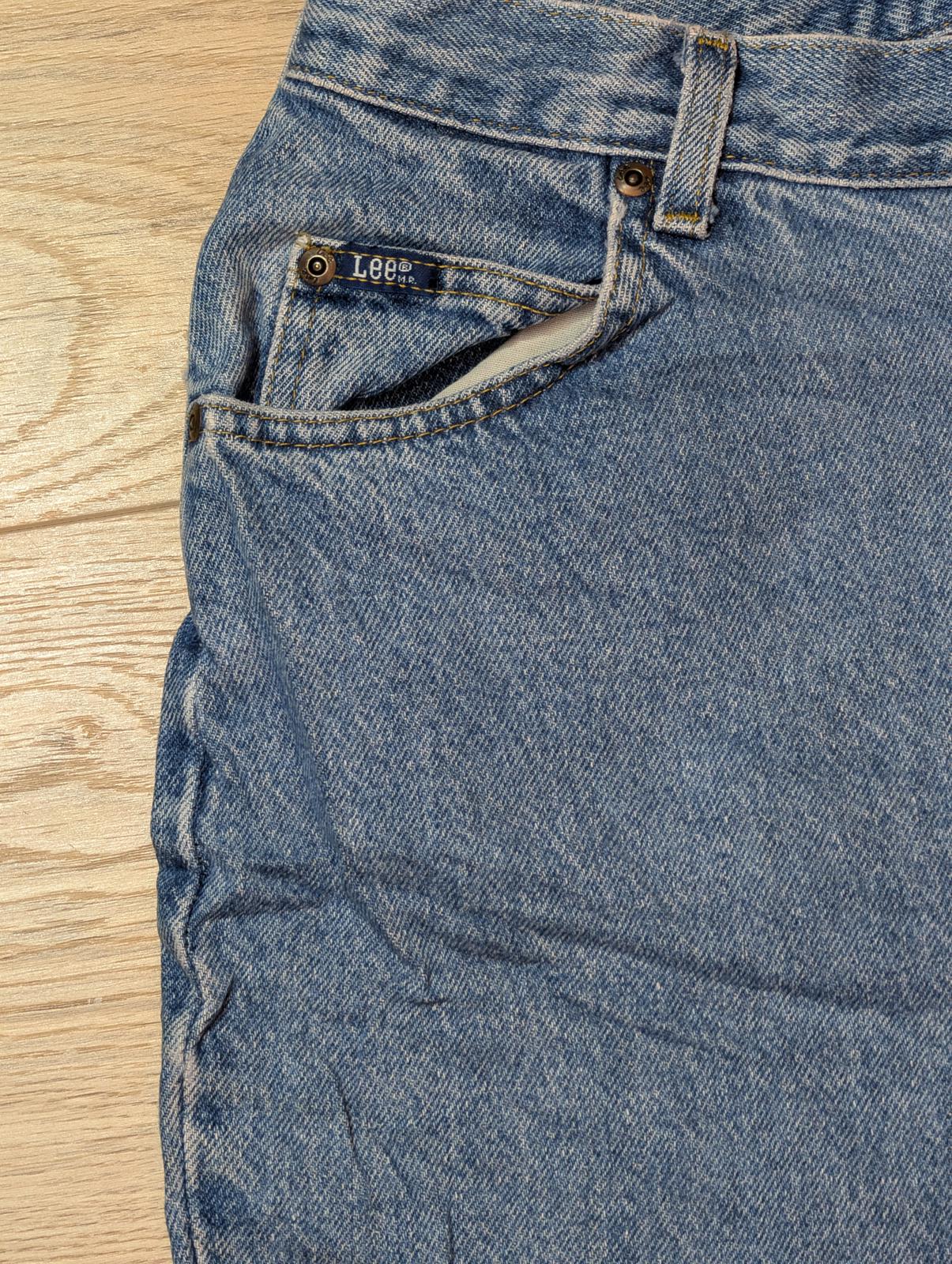 Lee Women's Straight Jeans - Blue - Size 29W 27L