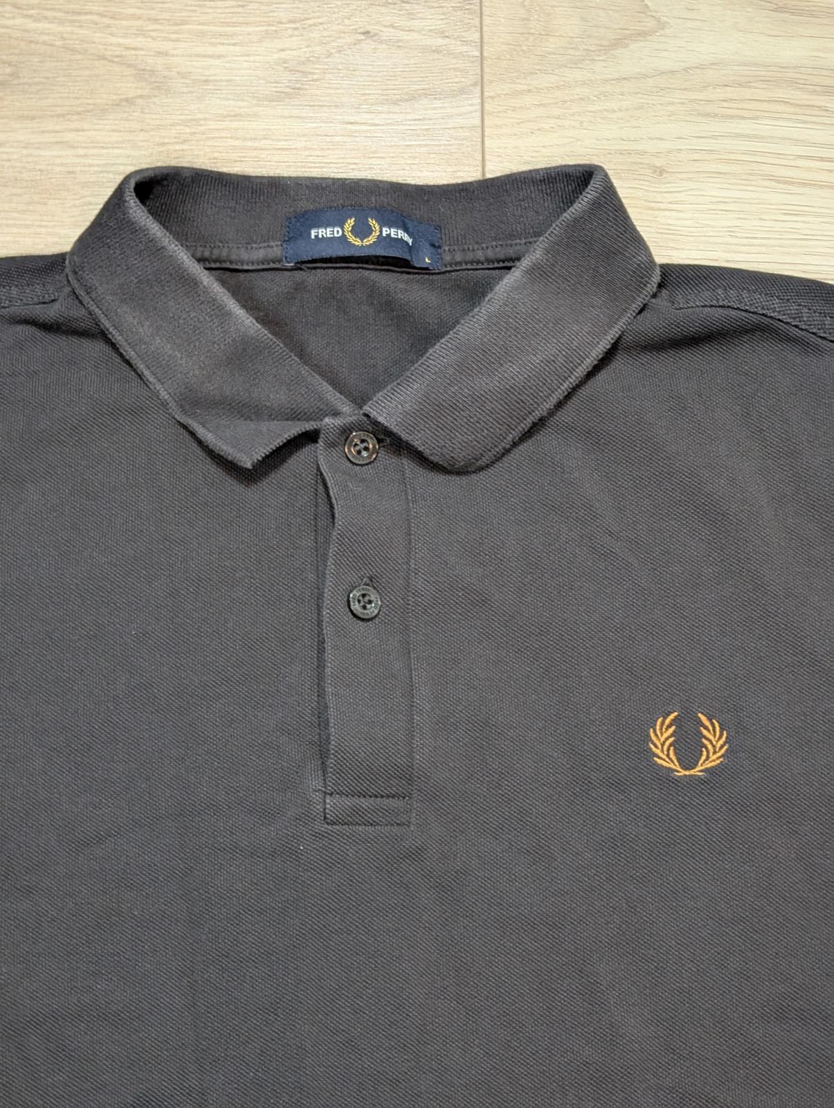 Fred Perry Men's Polo T Shirt - Grey - Size Large