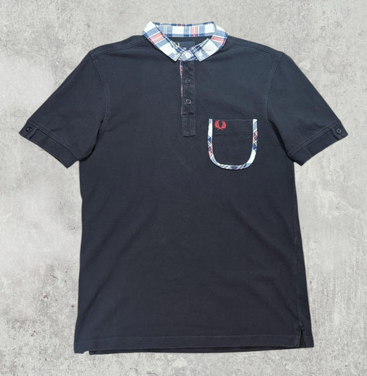 Fred Perry Men's Slim Fit Polo T Shirt - Black - Size Medium