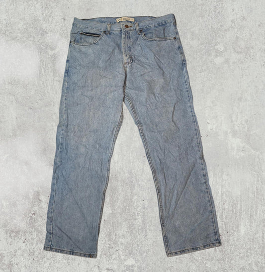 Lee Men's Straight Jeans - Blue - Size 36W 30L