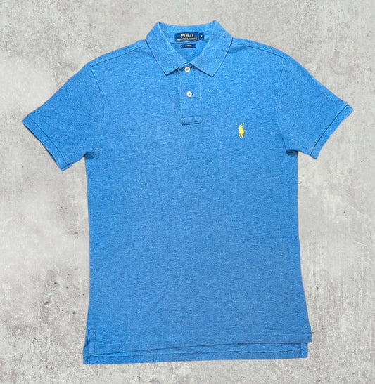 Ralph Lauren Men's Slim Fit Polo T Shirt - Blue - Size Small