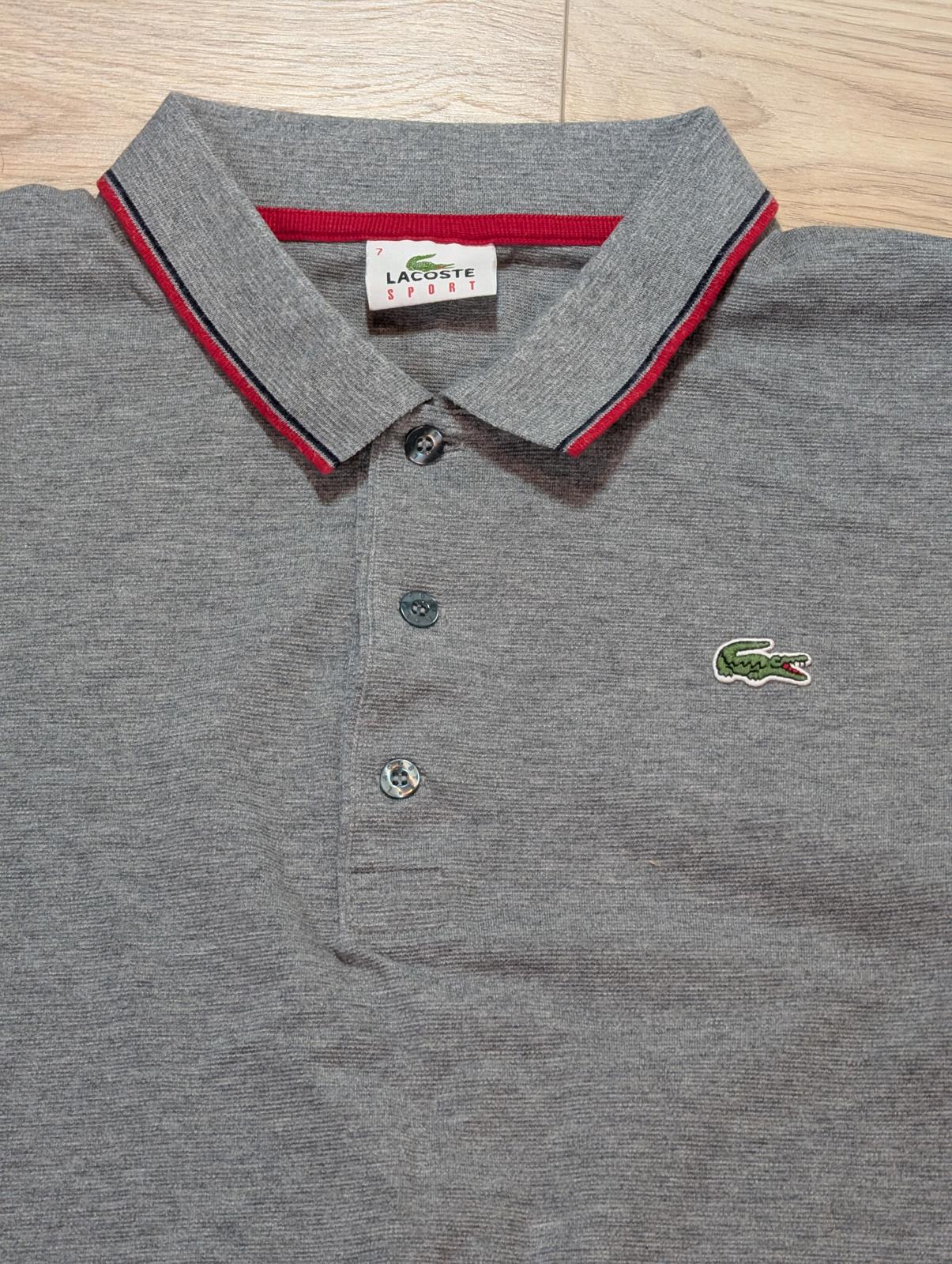 Lacoste Men's Polo T Shirt - Grey - Size 7 / XXL
