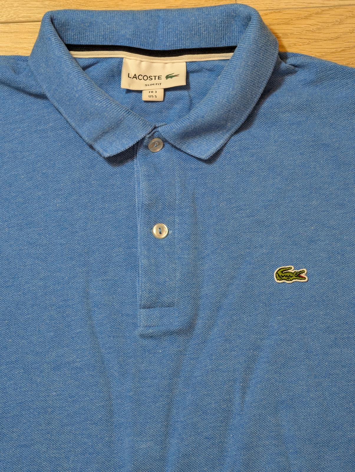 Lacoste Men's Polo T Shirt - Blue - 3 / Small
