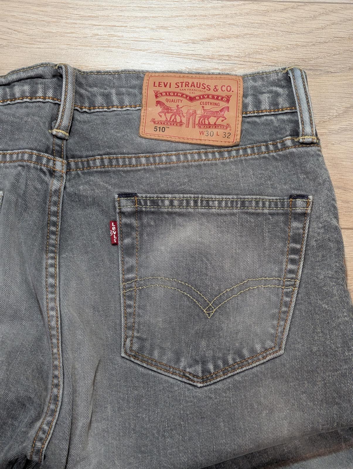 Levi's Men's 510 Skinny Jeans - Grey - Size 30W 32L