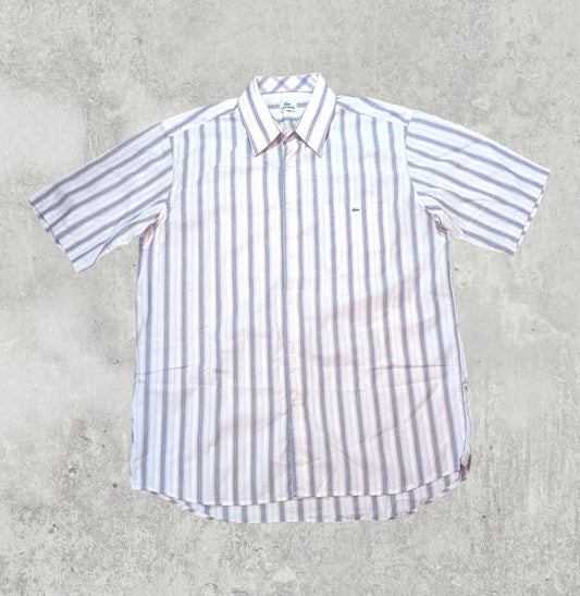 Lacoste Men's Striped Shirt - Pink - Size XL