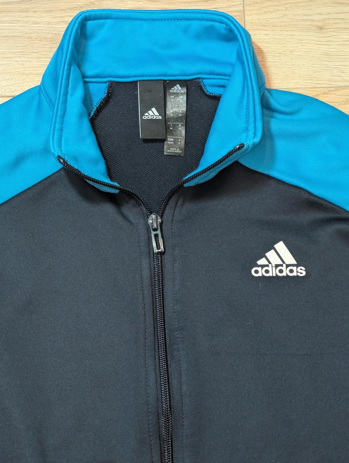 Adidas Men's Track Jacket - Navy - Size Medium