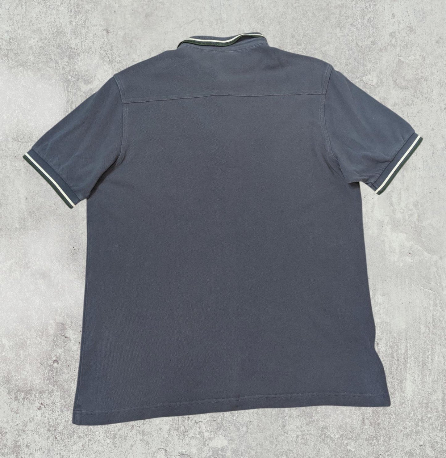 Fred Perry Men's Slim Fit Polo T Shirt - Navy - Size Large