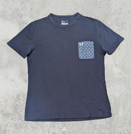 Fred Perry Men's Drake's T Shirt - Navy - Size Medium