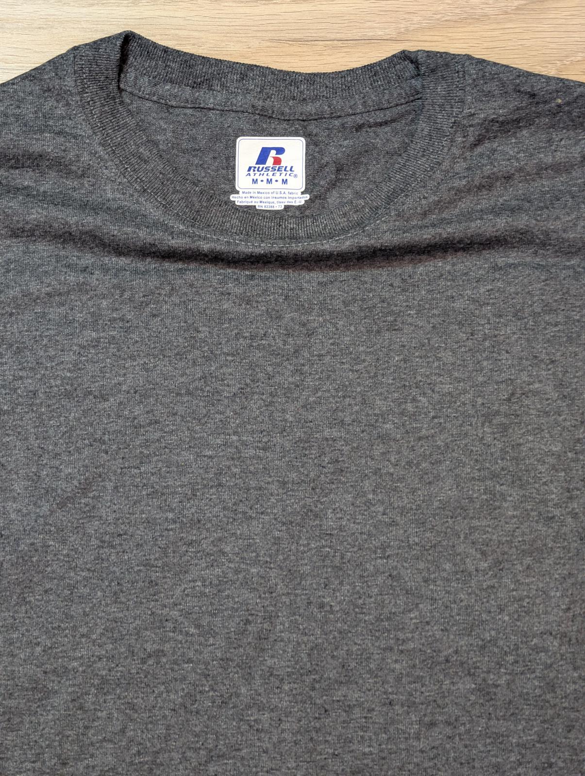 Russell Athletic Men's T Shirt - Grey - Size Medium