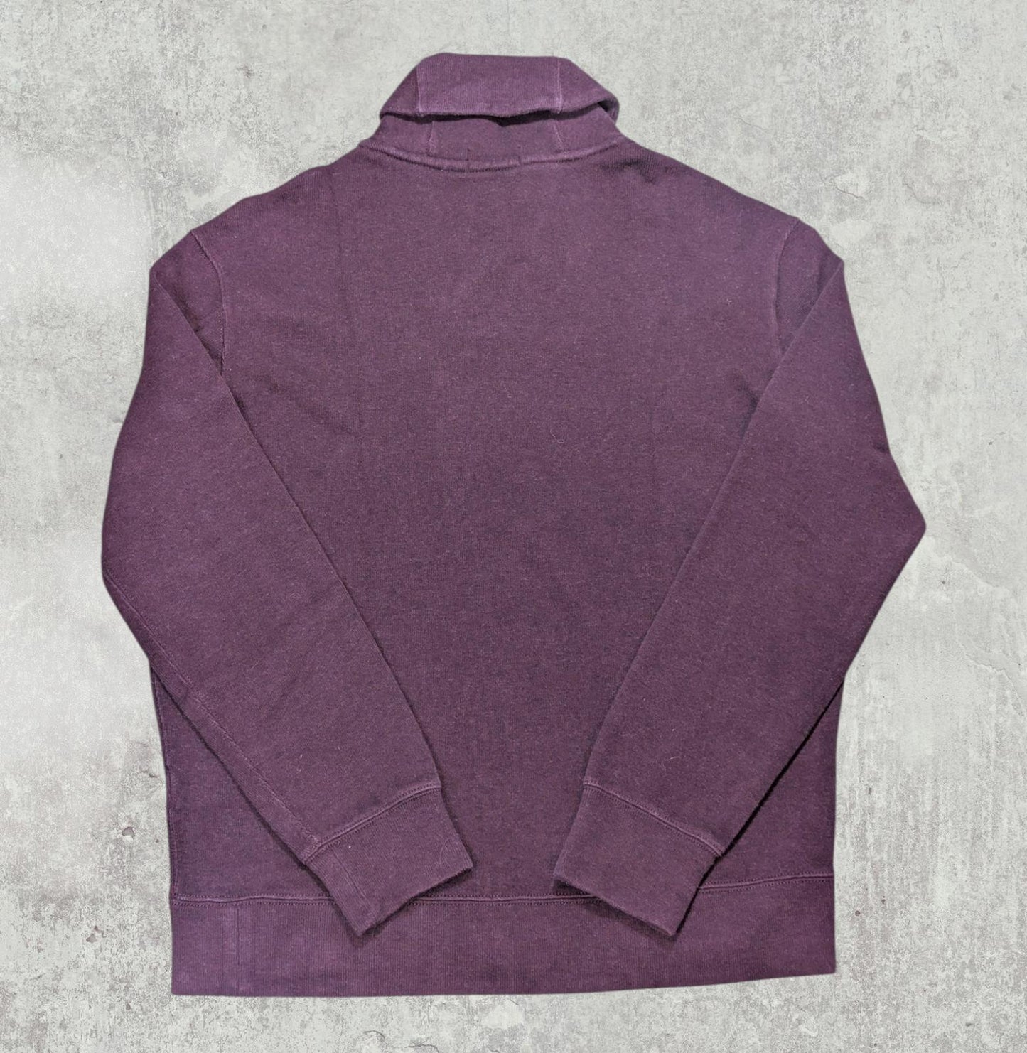 Ralph Lauren Men's Shawl Neck Jumper - Burgundy - Size Large