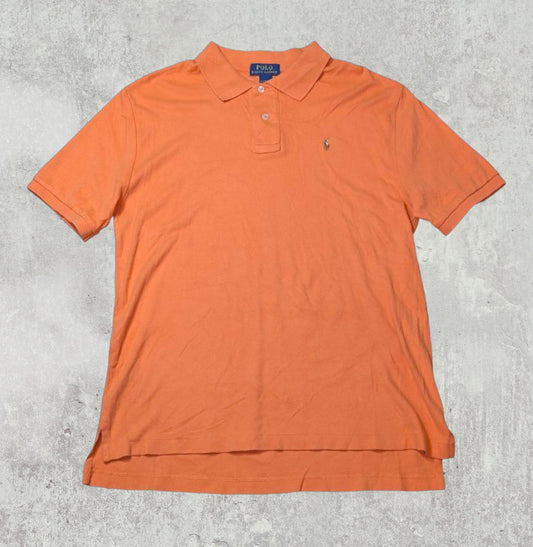 Ralph Lauren Men's Polo T Shirt - Orange - Size Small