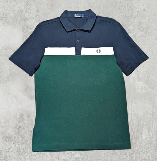 Fred Perry Men's Polo T Shirt - Green - Size Small