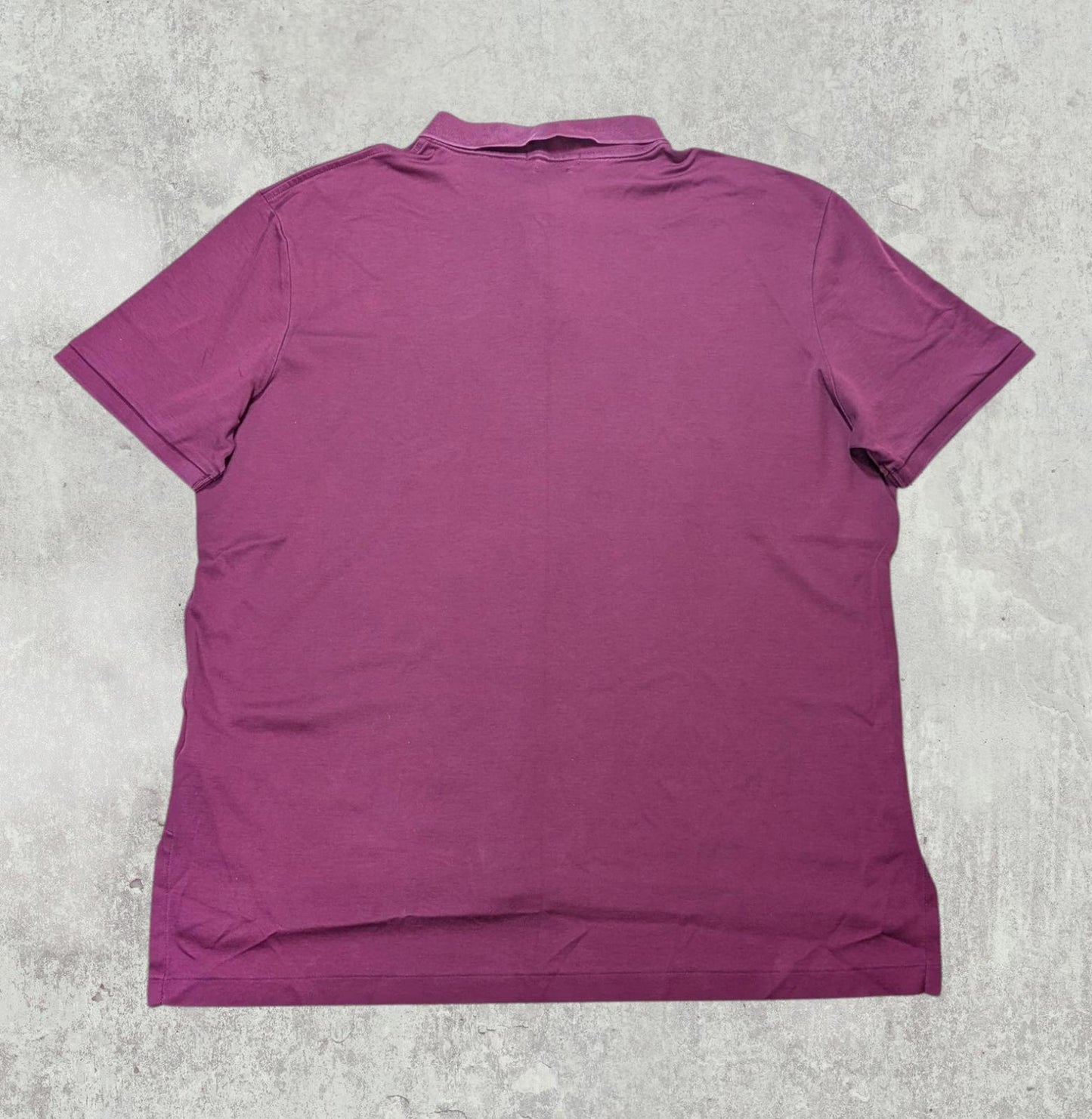 Ralph Lauren Men's Polo T Shirt - Burgundy - Size XL