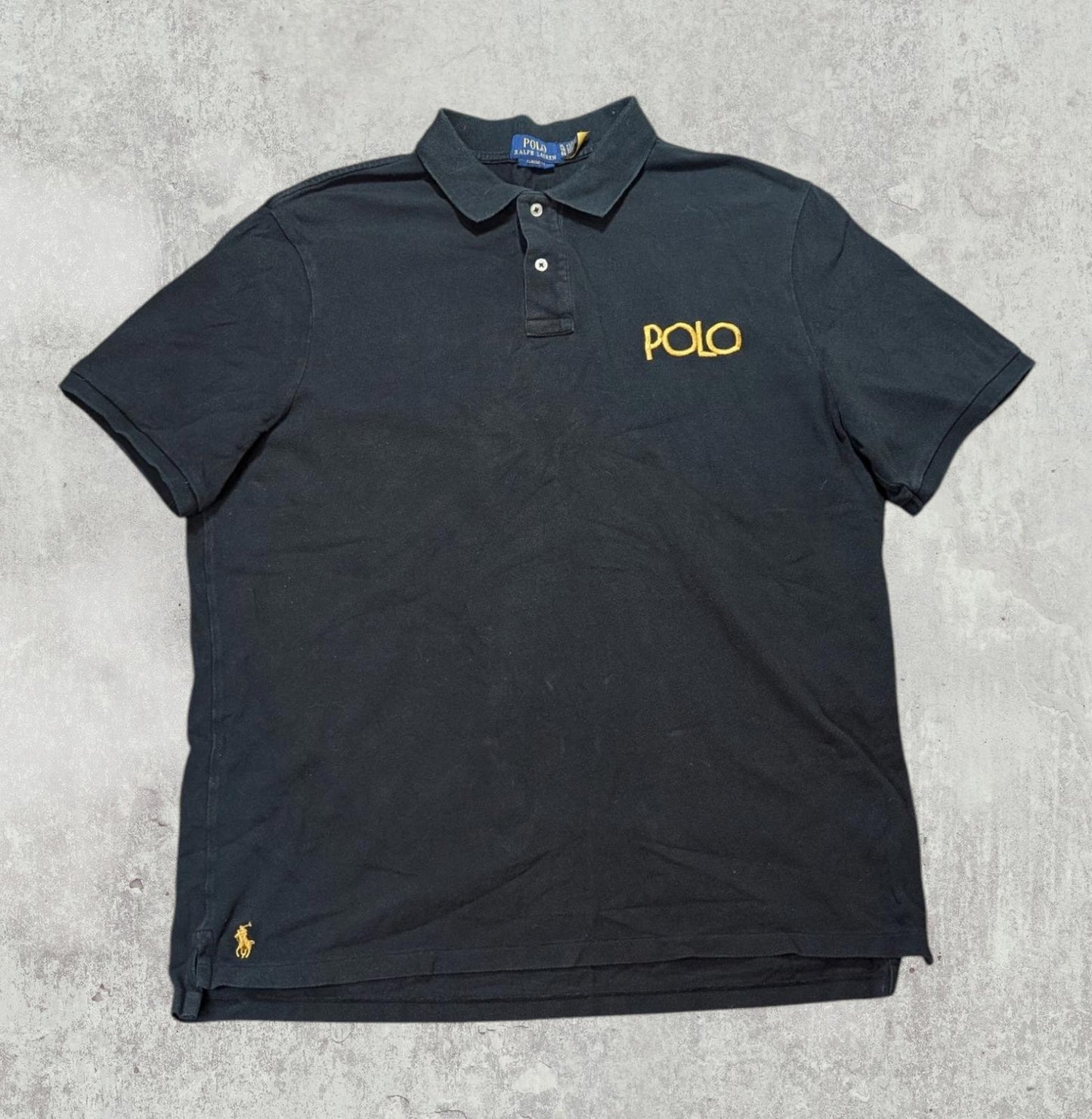 Ralph Lauren Men's Classic Fit Polo T Shirt - Black - Size XL