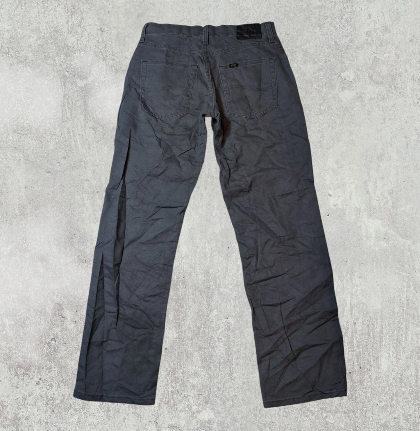 Lee Men's Straight Jeans - Grey - Size 28W 28L