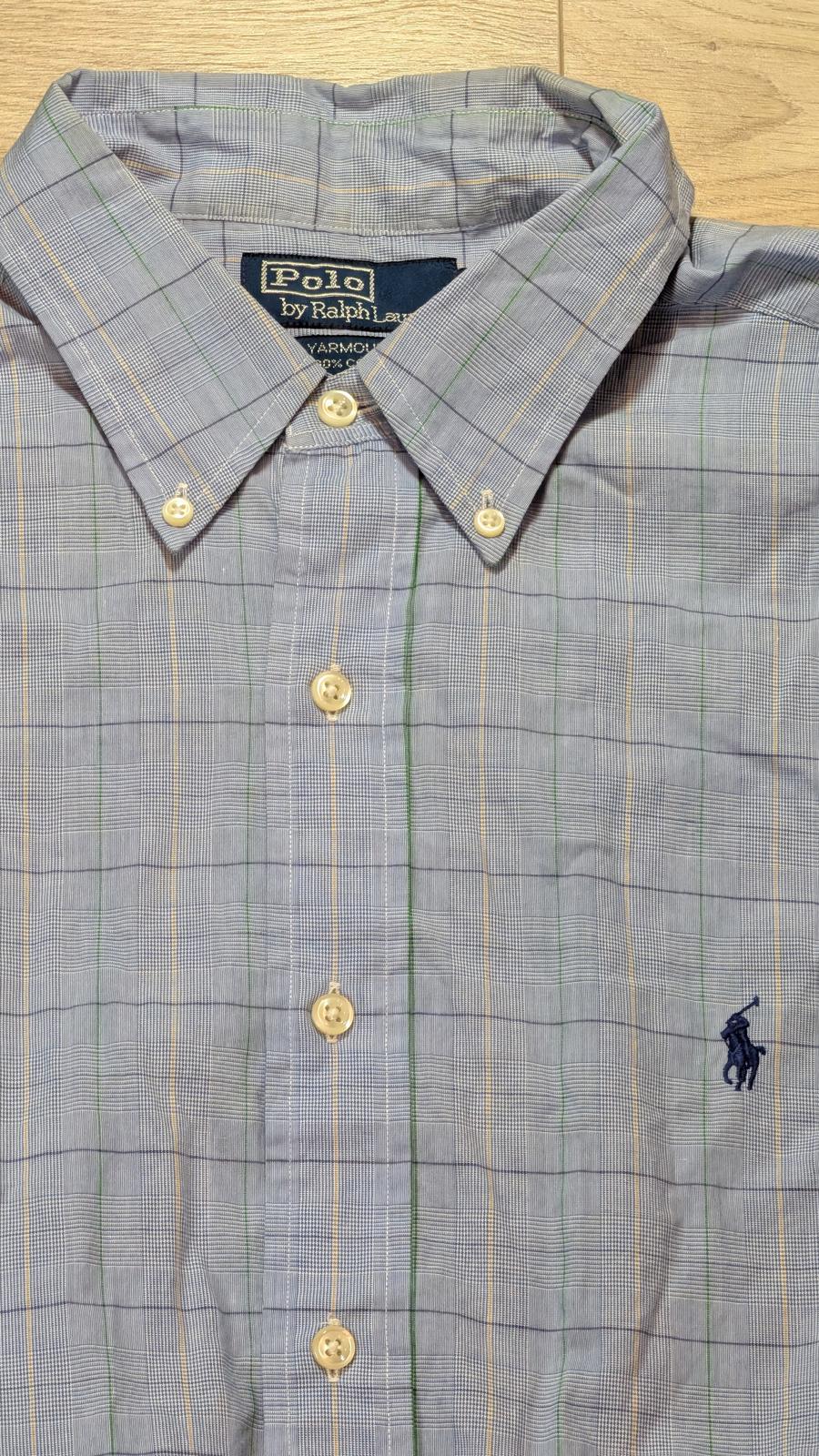 Ralph Lauren Men's Yarmouth Check Shirt - Blue - Size XL