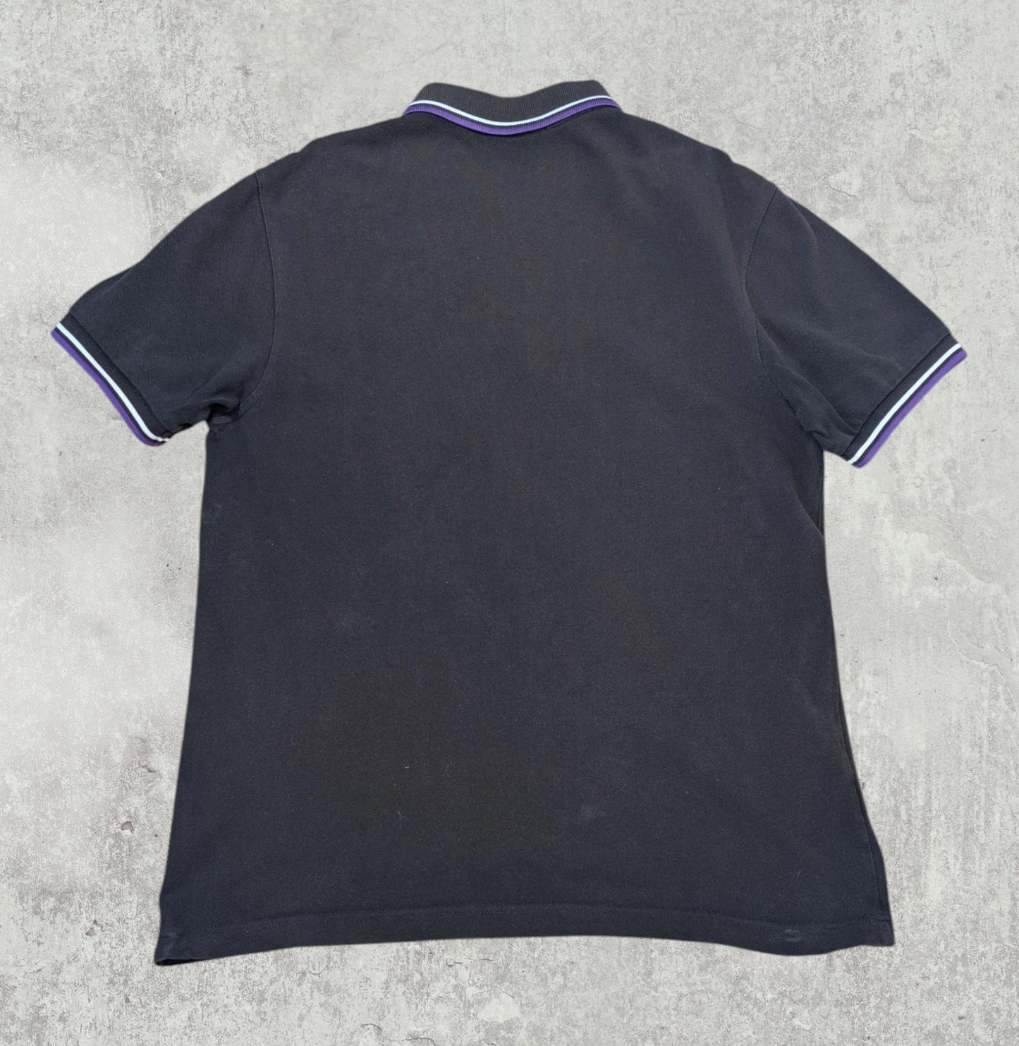 Fred Perry Men's Polo T Shirt - Black - Size Medium