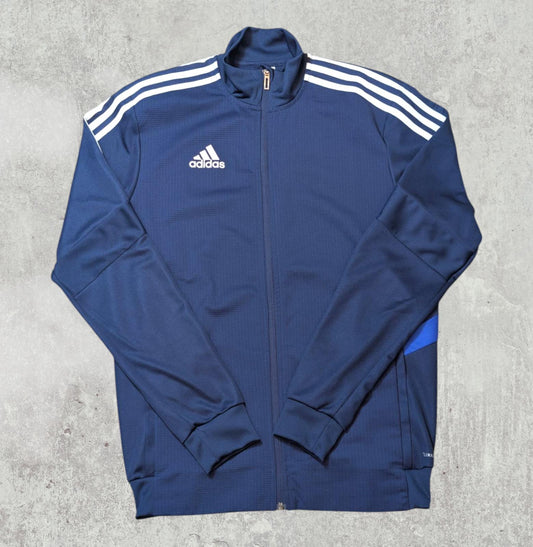 Adidas Men's Climalite Track Jacket - Navy - Size Small