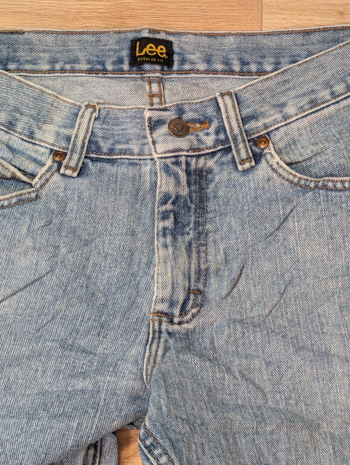 Lee Men's Straight Jeans - Blue - Size 32W 27L