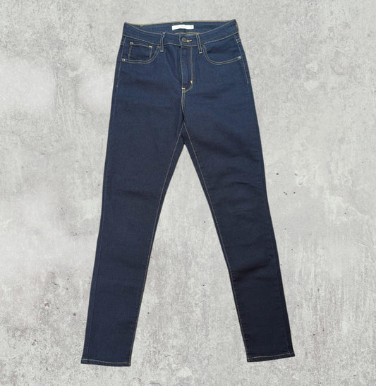 Levi's Women's 721 High Rise Skinny Jeans - Blue - Size 26W 28L