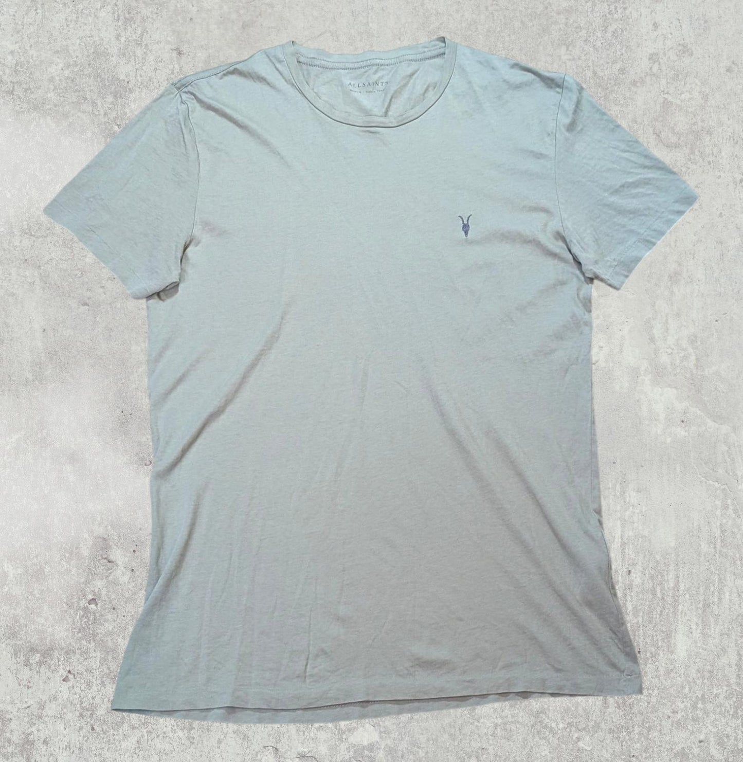 All Saints Men's T Shirt - Beige - Size Medium